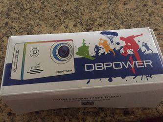 DBPOWER EX 5000 WiFi Sports Camera HD DV BATTERIES AND 16 GB MICRO SD Waterproof