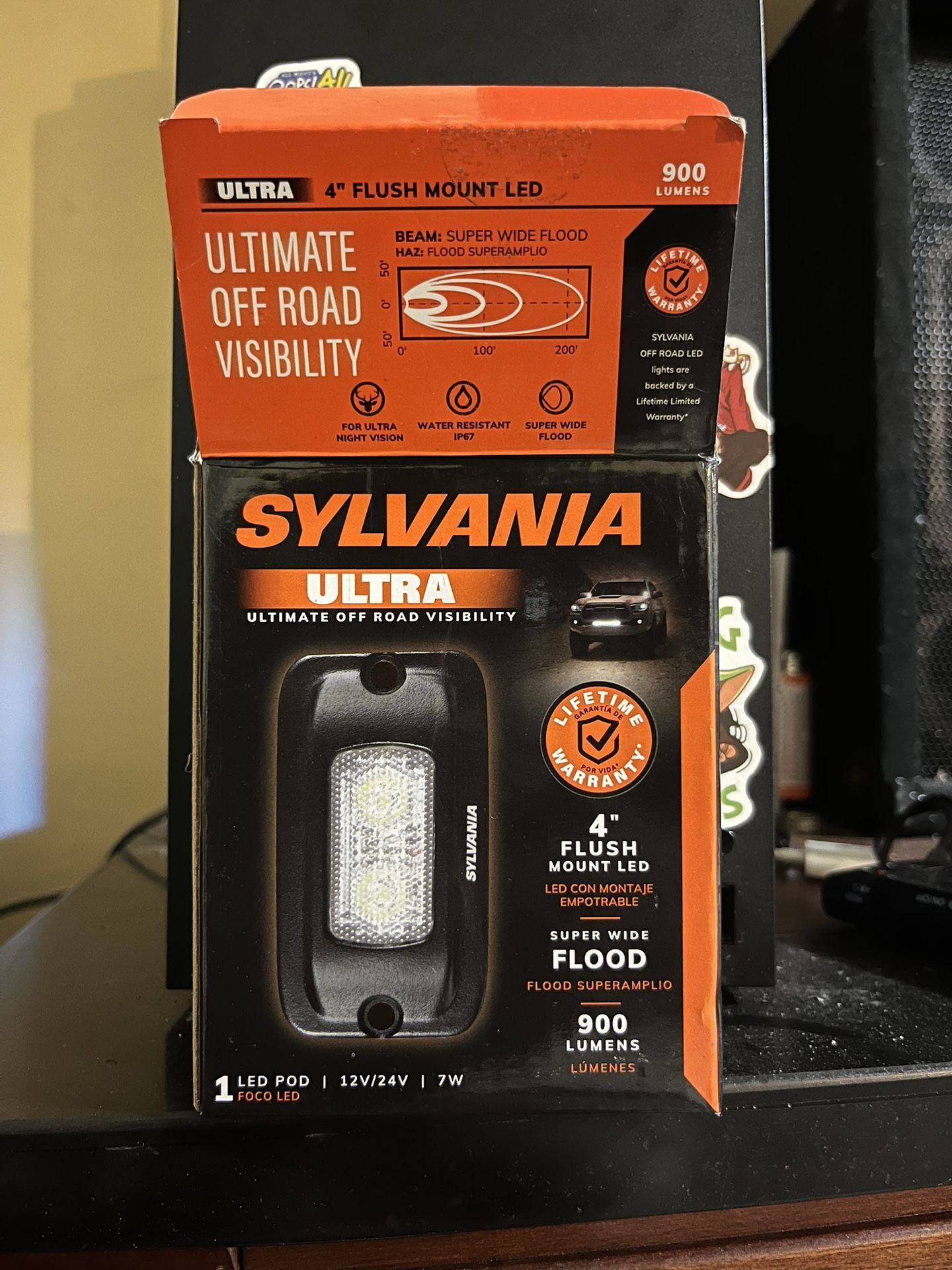 SYLVANIA ULTRA FLUSH MOUNT 4 INCH LED POD - FLOOD