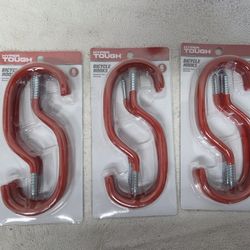 Hyper Tough 6 Pcs Bicycle Storage Hooks $2 Ea. (Price Is Firm)