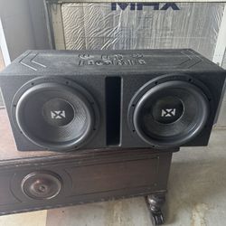 Q - BOMB 12’ Subwoofer  Box And AMP 