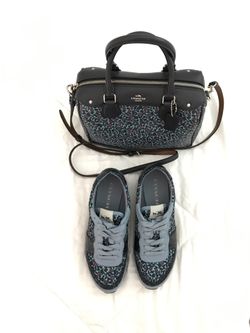 COACH 🌺 Matching Set (Leather Bag 💼 &sneakers 👟)