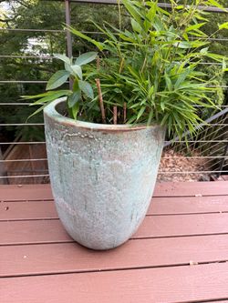 Large Glazed Ceramic Planter Pot