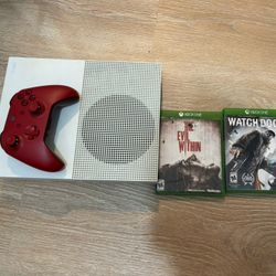 Xbox one S With Two Games
