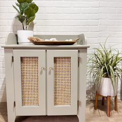 Sage Green 2 Doors Cabinet 