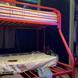 Bunk Bed Without Mattress Missing A Few Screws 