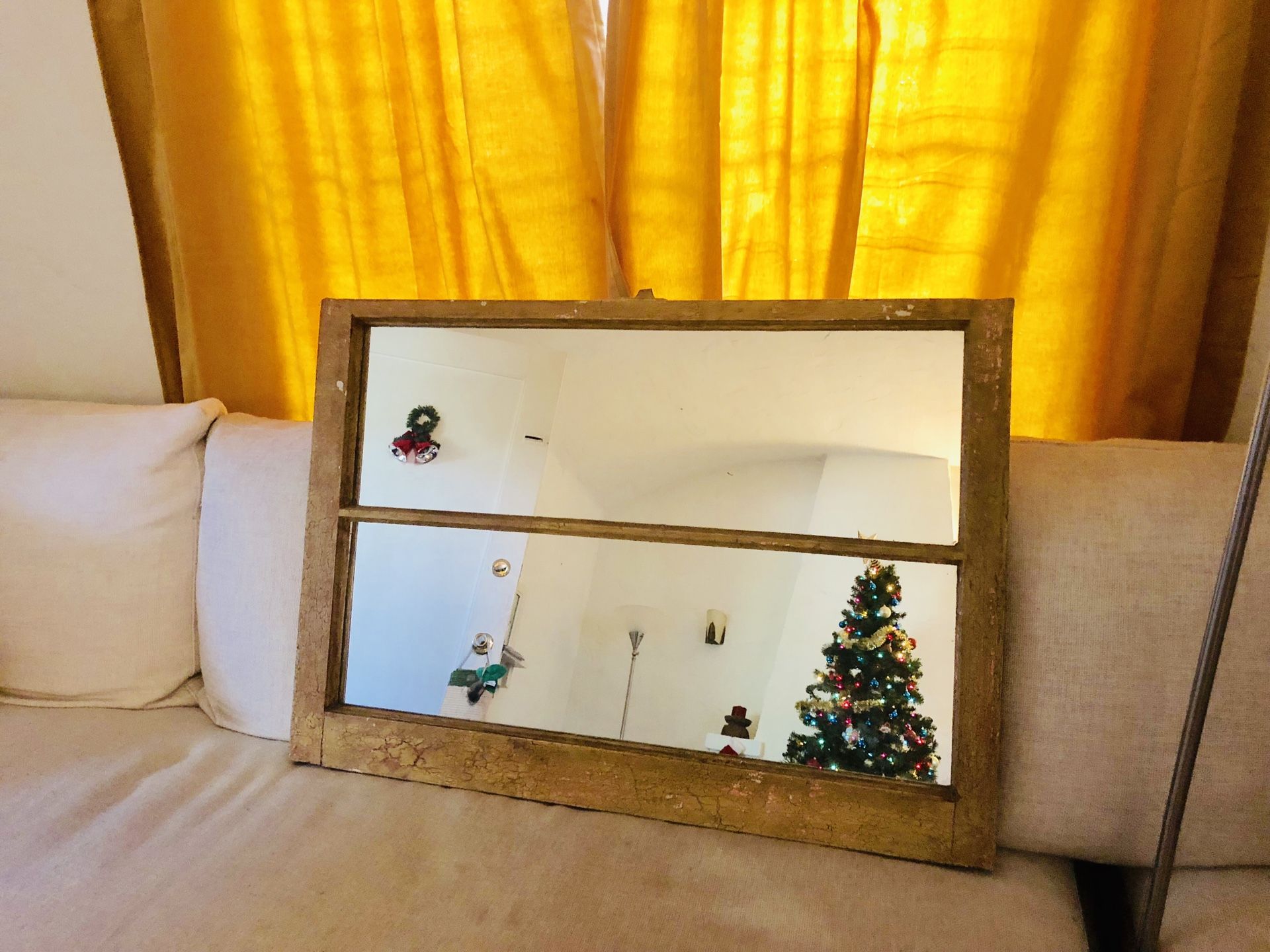 Window Frame Mirror