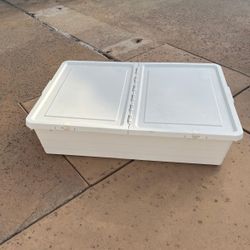 2 Under-Bed Storage Boxes 