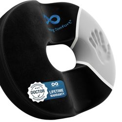 Like NEW Everlasting Comfort Donut Pillow Ergonomic Seat Cushion, Memory Foam Chair Cushion