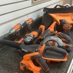 Ridgid 9 Pieces Set