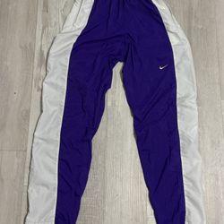 90’s Nike Purple And White Sweatpants (S)