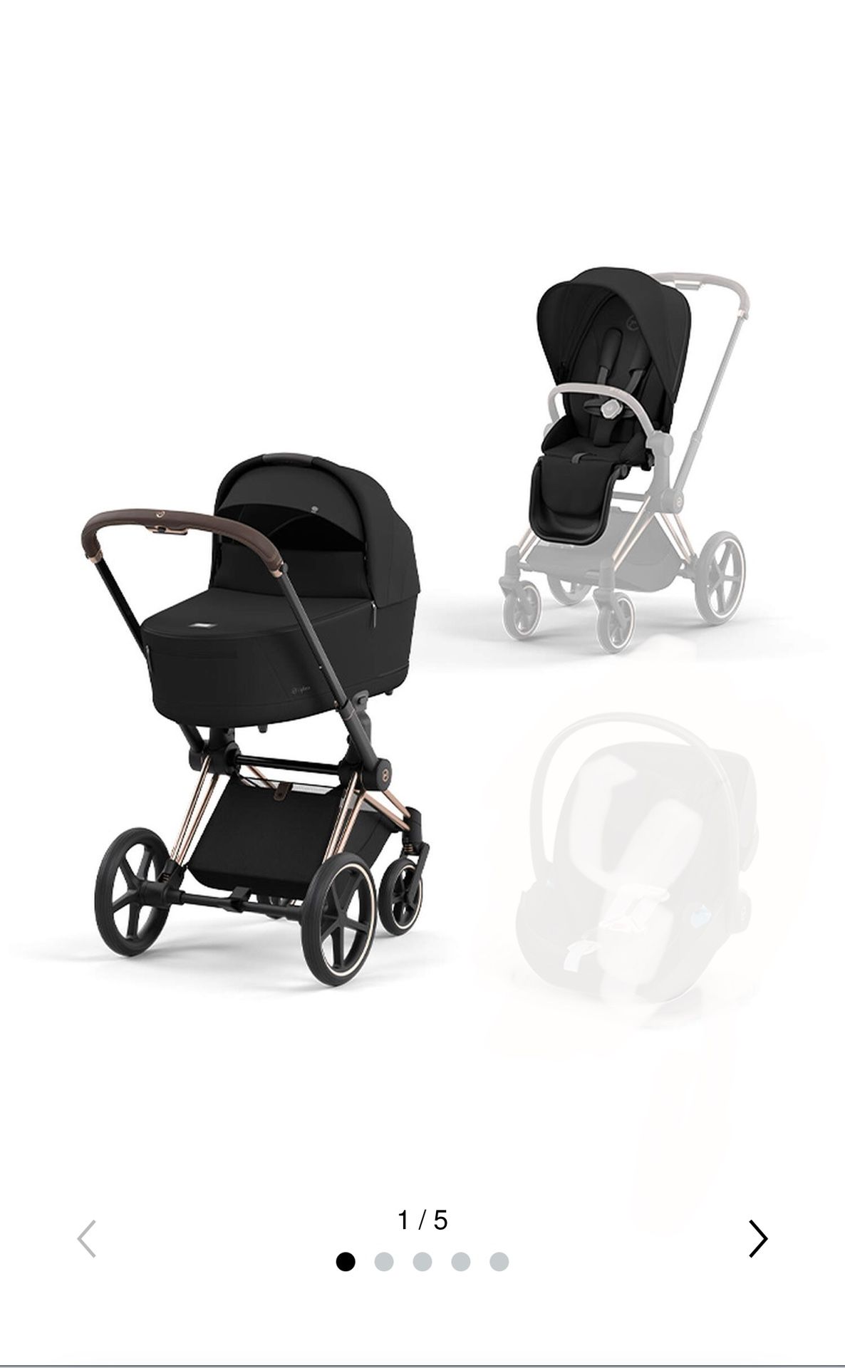Rose Gold Cybex Priam
