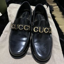 Gucci men’s leather loafers 