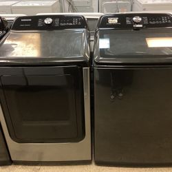 Samsung Top Load Washer And Electric Dryer Set 