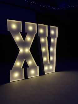 4 Ft XV Light Up Sign 