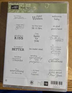Stampin up Petite Pairs stamp set