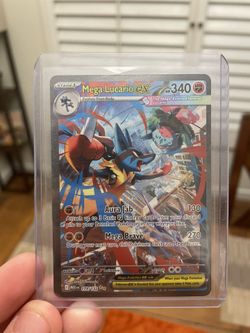 Pokemon Mega Evolution #179/132 Mega Lucario ex Special Illustration RARE