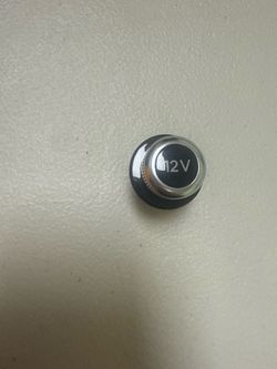 OEM Audi / VW 12V Power Outlet Dummy Plug Cover - Chrome & Black