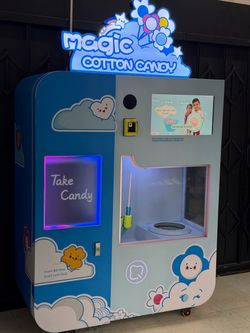 Commercial Cotton Candy Vending Machine – Máquina de Algodón