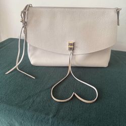 Rebecca Minkoff: Darren -Soft Beige Leather Shoulder Bag