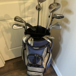 Complete Set of Cobra & Adams Ladies Golf Clubs with Adams Golf Bag