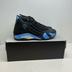 Jordan Retro 14 Black University Blue Shoes 21979176