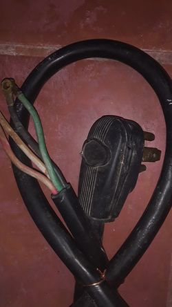 4 Prong 4 Wire Washer/Dryer Cord