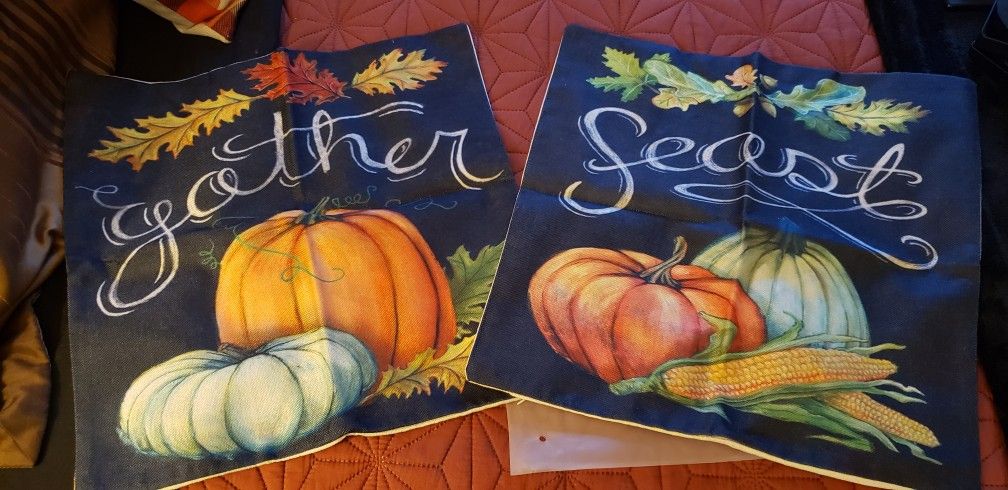 Pillow Covers. See Description