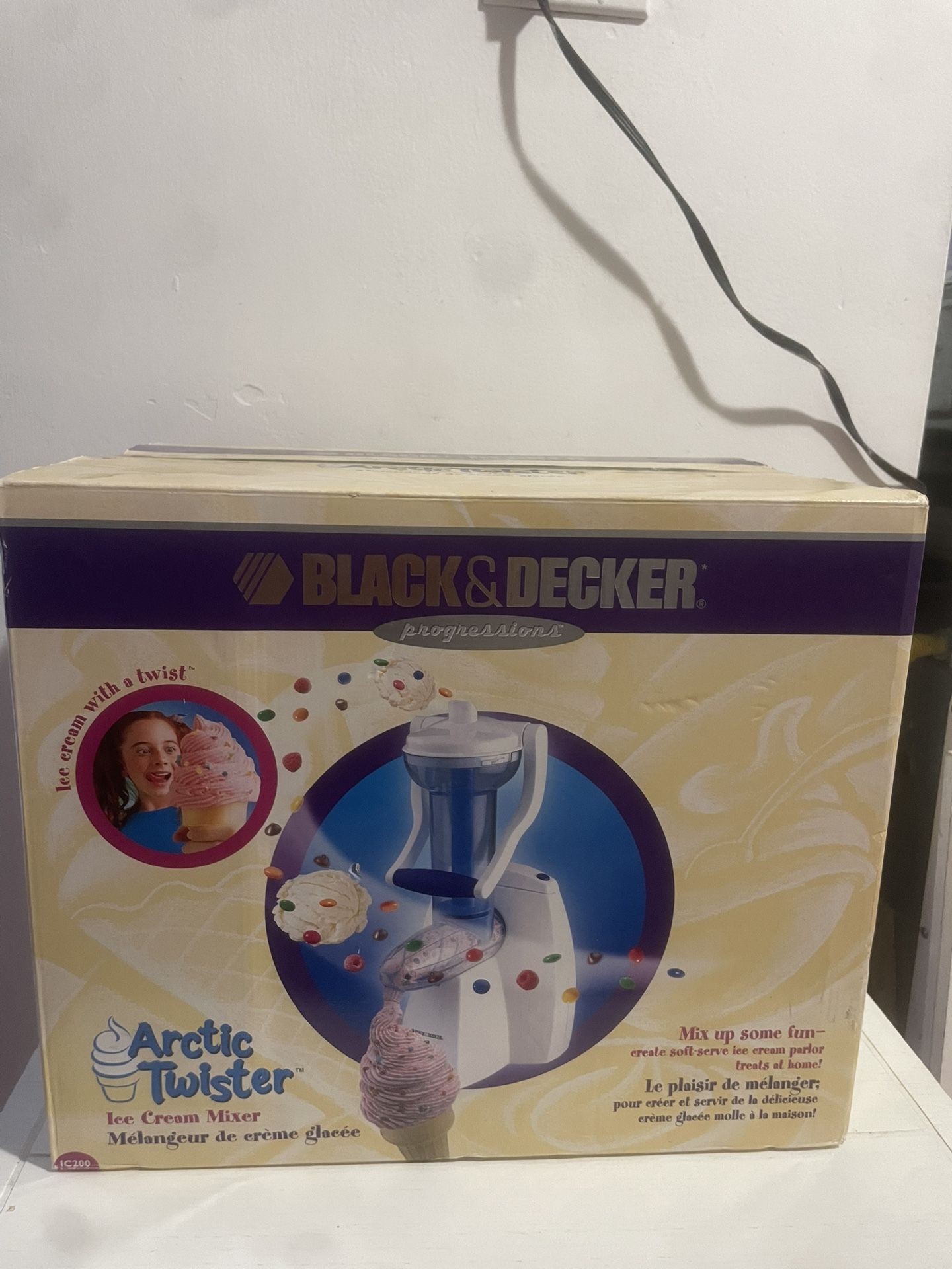 Black Decker Ice Cream Maker