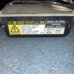 Headlight Ballast control for Lexus or Toyota 