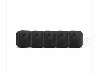 Blink Outdoor 4-Wireless Battery Smart Home Security Camera System with 5-Cameras, up to 2-Year Battery Life (Black)