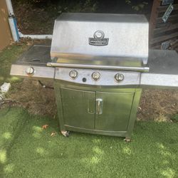 Bbq Grill With Side Burner Stainless Steel