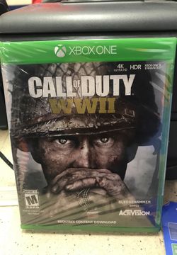Xbox one call of duty WWII new