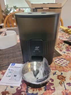 PAPIFEED AUTOMATIC SMART FEEDER WITH 2.4GHZ SMART APP 6L big feeder program up to 10 meals with 1-6