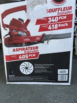New!! Toro Ultra Blower 340-CFM 260-MPH Corded Electric Handheld Leaf Blower (No Bag)
