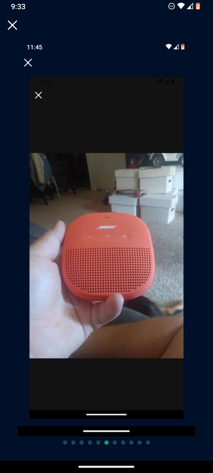 Bose Orange Hand Held Speaker