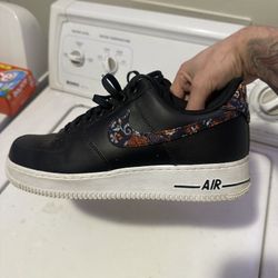 Black Air Force Ones Sz 11