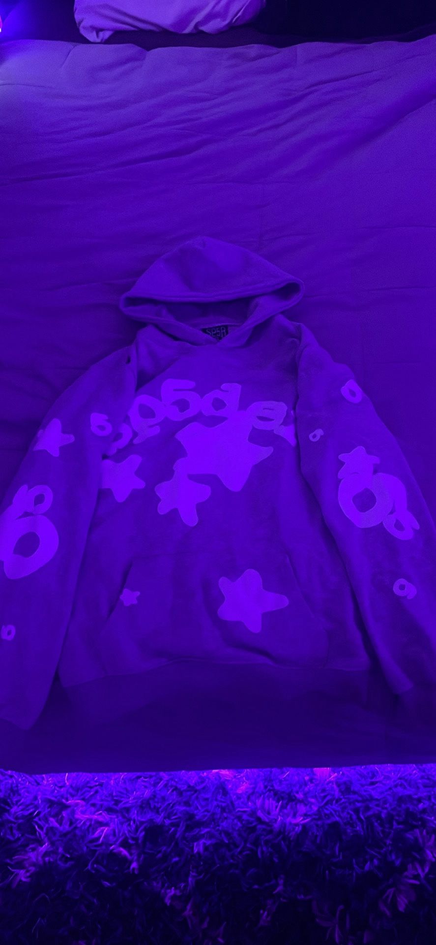 Sp5der Hoodie Gray/white