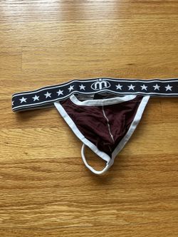New Men’s Thongs Sexy Red Brown Singlet jockstraps underwear size L or XL