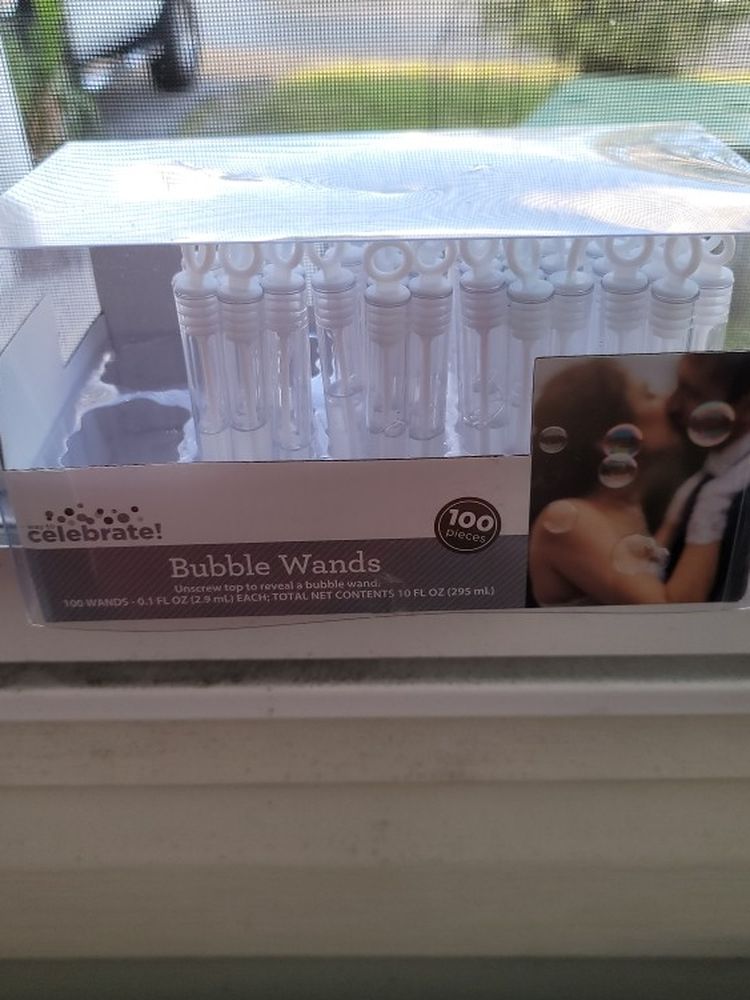 69 Tubes Of Bubbles Wedding Decor