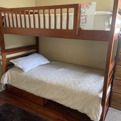 Bunk Bed With Mattresses 