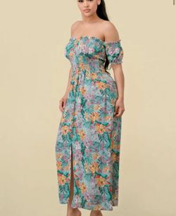 Floral maxi dress