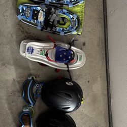 Snowshoes And Helmets (kids)