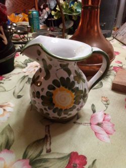 1942 Jewish beverage pitcher