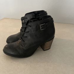 Black Short Boots Size 7