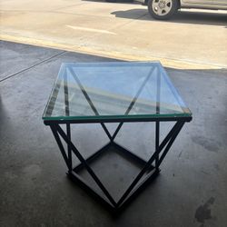 Modern Glass Coffee Table Set