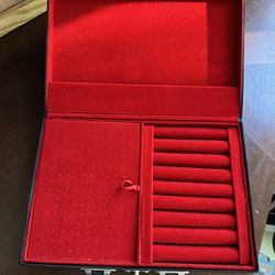 Red Velvet Jewelry Box