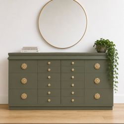 Vintage Green Dresser