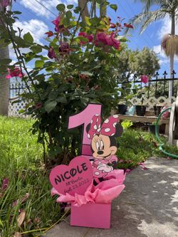 Minnie Mouse Centros De Mesa Centerpieces Cutouts Decoraciones