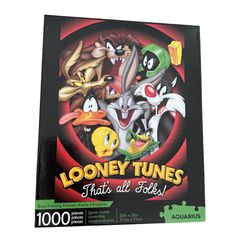 Looney Tunes That's All Folks Aquarius Puzzle 1000 Piece Jigsaw