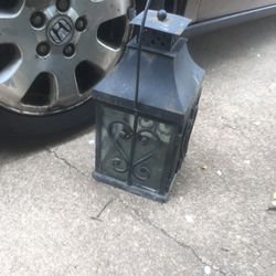 Large Vintage Glass And Metal Lantern Only $30 Firm